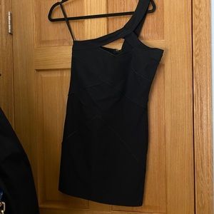 Black cocktail dress